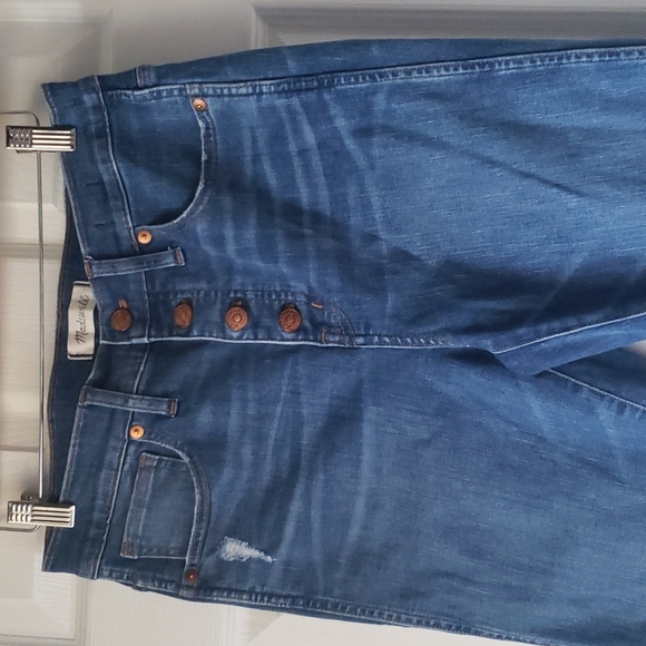 Madewell Skinny Crop Jeans Button Front Edition - Picture 2 of 10